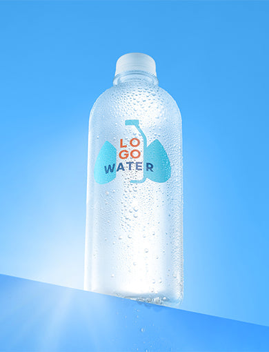 custom logo water bottles with company branding